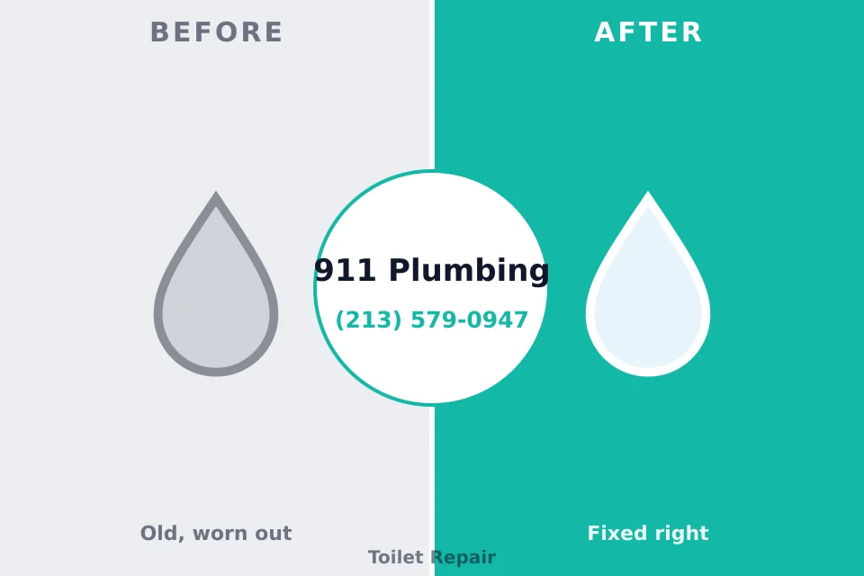 Before and after: plumbing company Woodsboro, MD